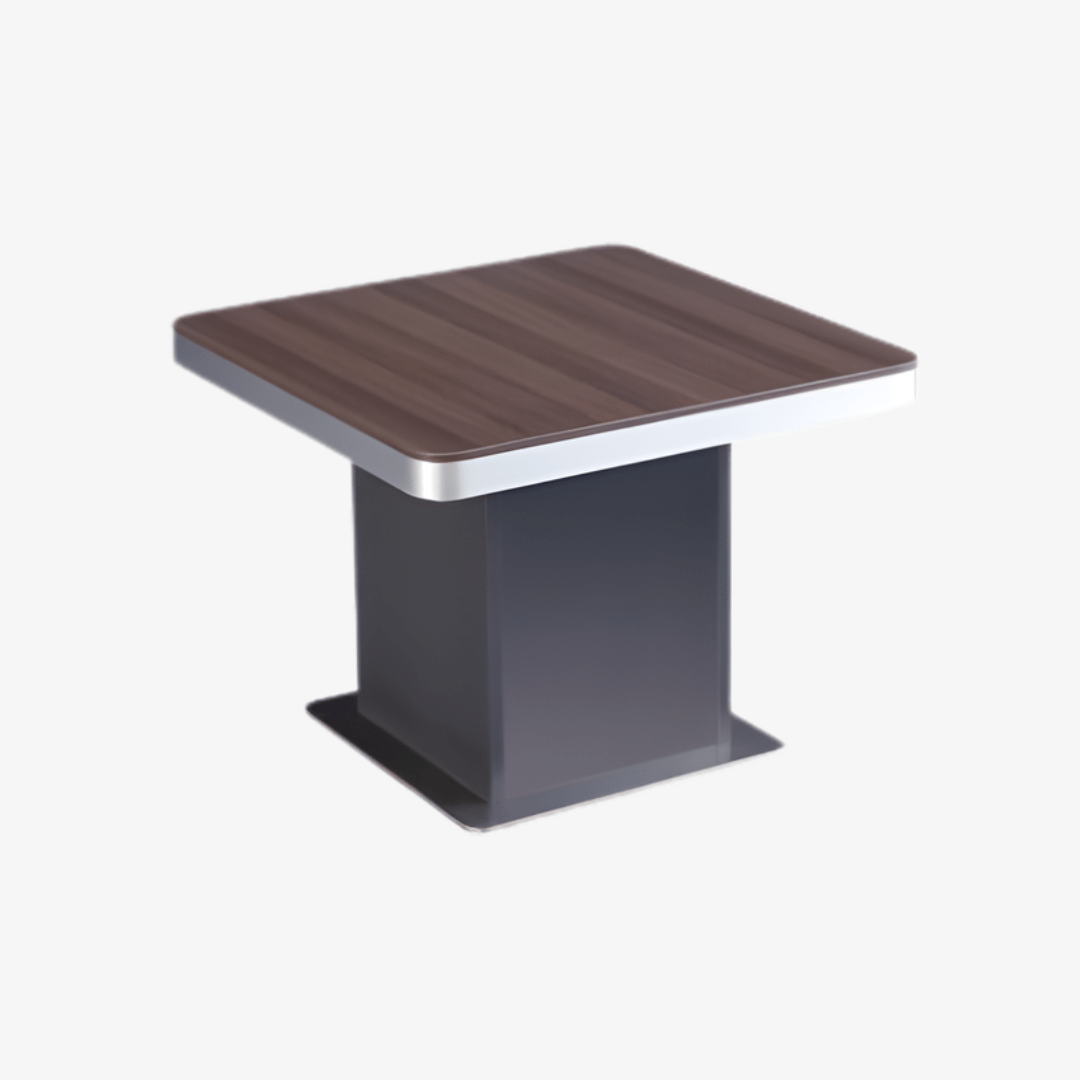 Table carrée moderne pour espace collaboratif